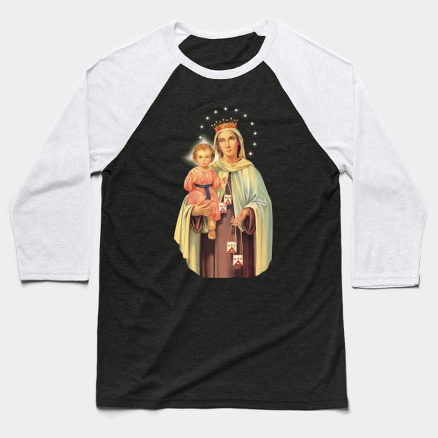 Our Lady of Mt. Carmel Baseball T-Shirt by starwilliams